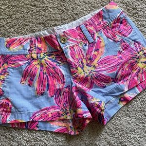 Lilly Pulitzer Party Girl Walsh Shorts Sz 2